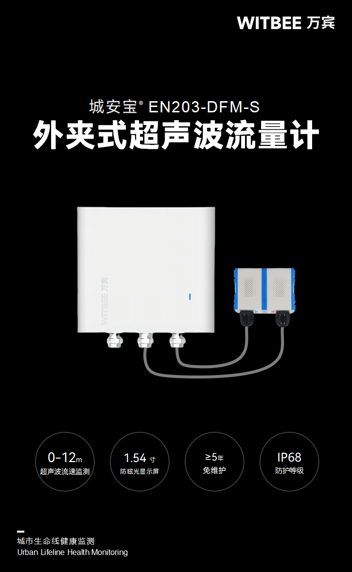 外夾式超聲波流量計(jì) EN203-DFM-S
